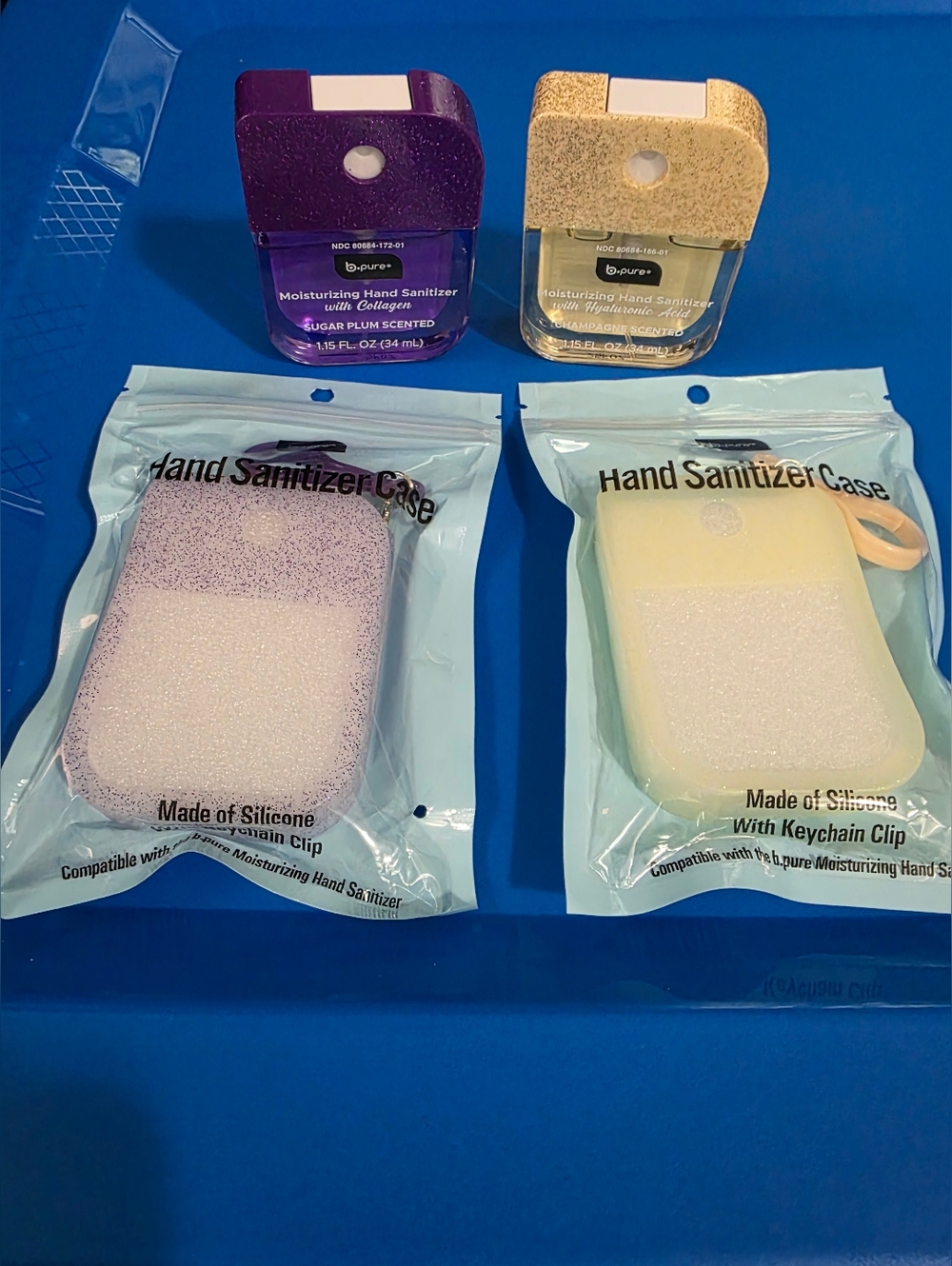 B.Pure Hand Sanitizer Sugar Plum & Champagne Scented